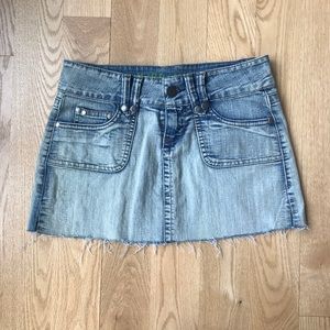 Hydraulic Jean Skirt